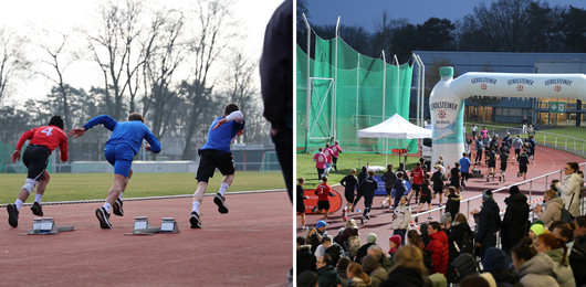 Sprint und Ausdauerlauf im Rahmen des Eignungstests